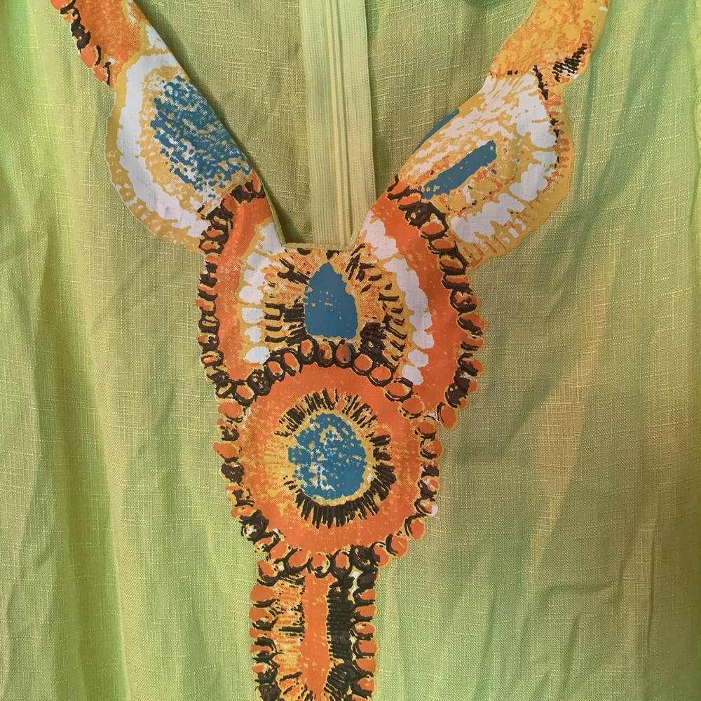 INC Yellow Linen Maxi Dress. Medium. NWT. - Picture 2 of 6